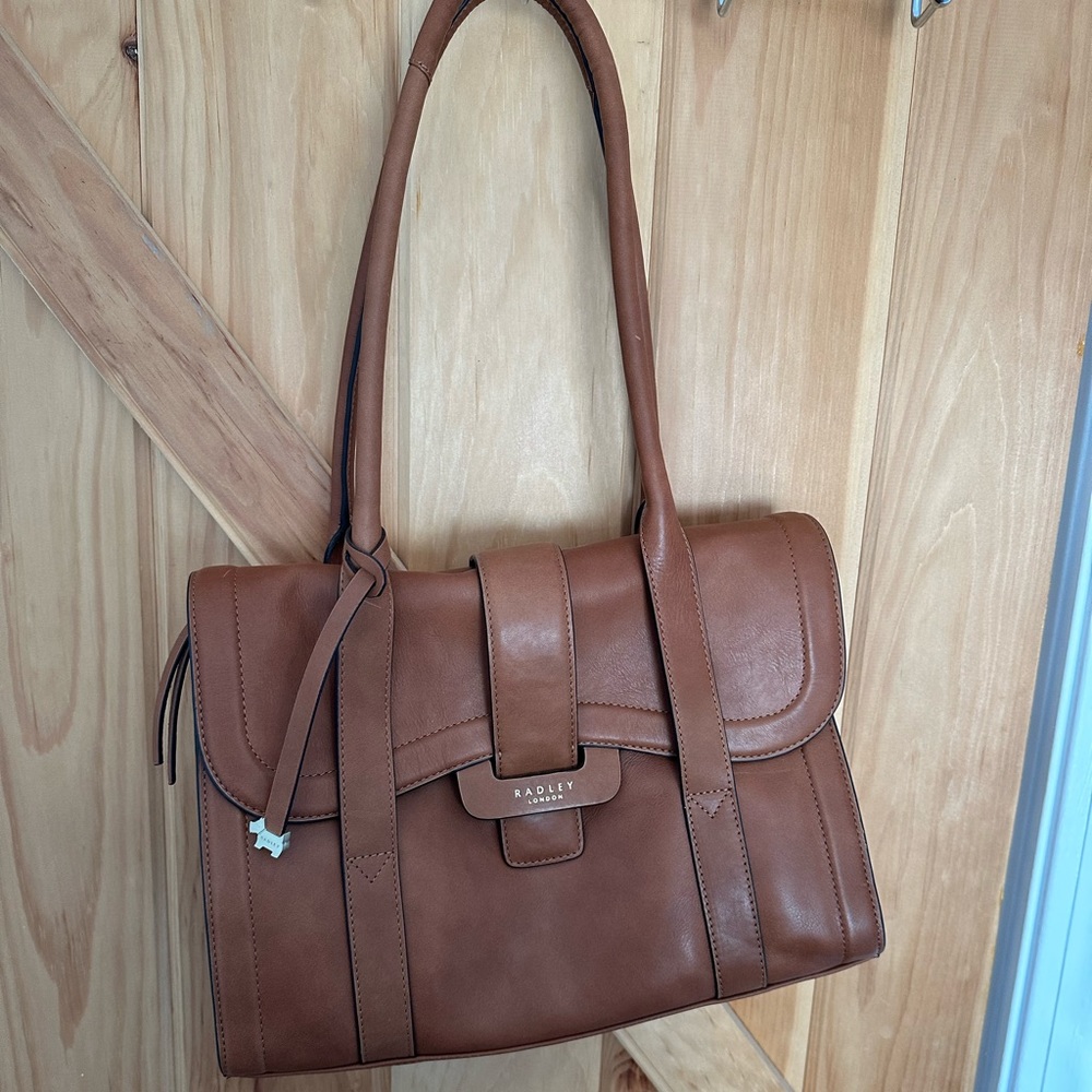 RADLEY LONDON Brown Leather Satchel Bag